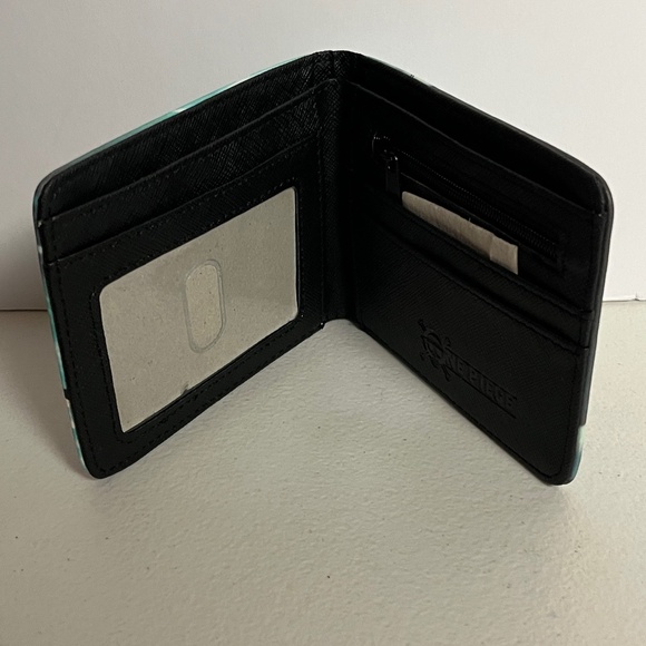 Roronoa Zoro Faux Leather Wallet New Green Anime Money Holder Sword Luffy - Picture 5 of 5